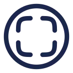 Full Screen Circle SVG Icon